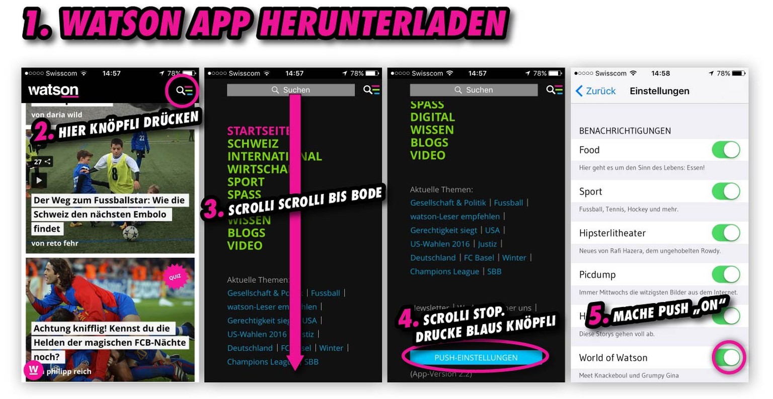 watson app runterladen wow push abbonieren