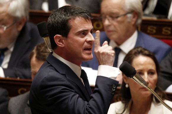 Manuel Valls, Frankreichs Premierminister gab sich nach dem Vorfall entschlossen.