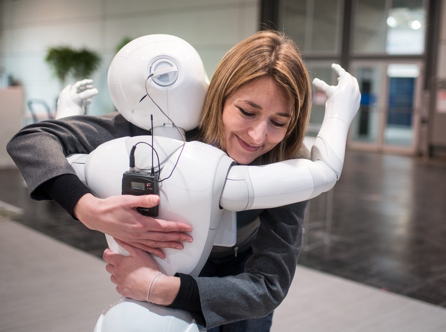 Auch an der CeBit anzutreffen:&nbsp;der humanoide Roboter «Pepper».