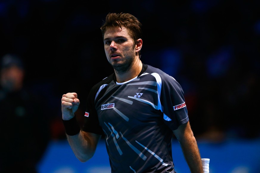 Wawrinka zeigt viel Wille und kämpft sich gegen Cilic durch.