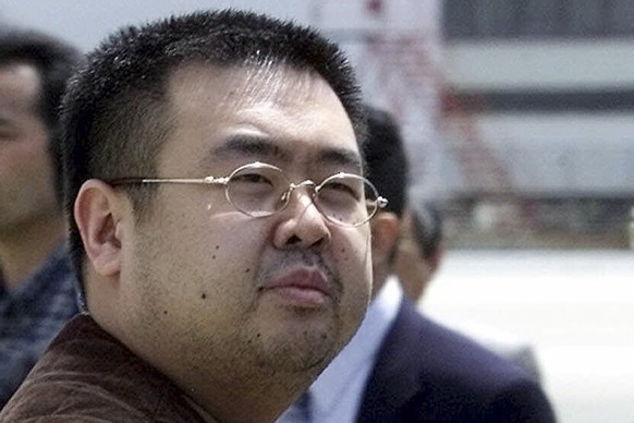 FILE - This May 4, 2001, file photo shows Kim Jong Nam, exiled half-brother of North Korea&#039;s leader Kim Jong Un, in Narita, Japan. No cause of death has been determined yet for Kim Jong Nam who d ...