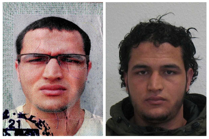 Handout pictures released on December 21, 2016 and acquired from the web site of the German Bundeskriminalamt (BKA) Federal Crime Office show suspect Anis Amri searched in relation with the Monday&#03 ...