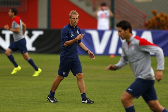 Jürgen Klinsmanns treibt seine Spieler zu Höchstleistungen an.