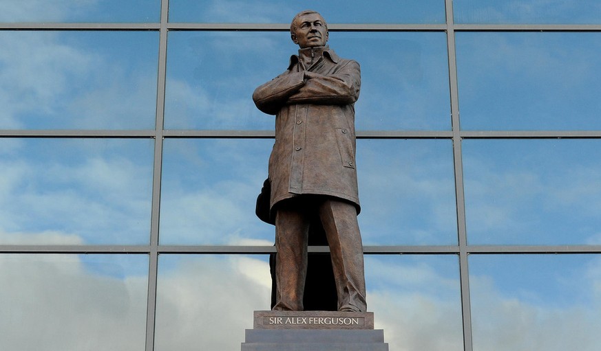 A statue of Manchester United manager Alex Ferguson is unveiled outside Old Trafford Stadium, in Manchester, England, Friday Nov. 23, 2012. Manchester United commissioned award-winning sculptor Philip ...