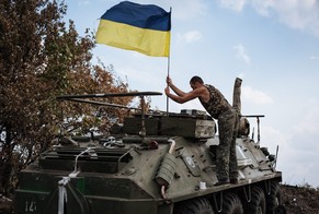 Ukrainische Militärbasis nahe der umkämpften Ostukrainischen Gebiete: Russische Soldaten wollen am Montag «aus Versehen» auf dem Gebiet gelandet sein.&nbsp;