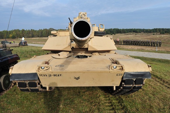 Ein US-Panzer vom Typ&nbsp;M1A2 Abrams.