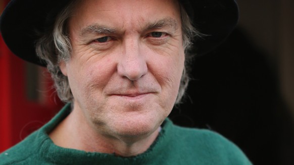 HAMMERSMITH, ENGLAND - MARCH 25: Top Gear presenter James May poses for a photograph outside his home on March 25, 2015 in Hammersmith, London, England. Mr May is currently awaiting news on the future ...