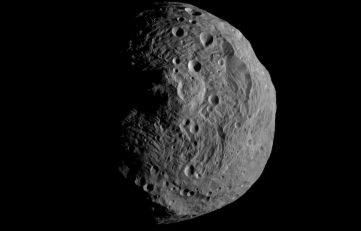 Der Asteroid Vesta auf einer Aufnahme aus dem Jahr 2011.