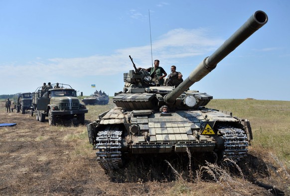 Die Ukrainische Armee steht vor den Toren von Lugansk.