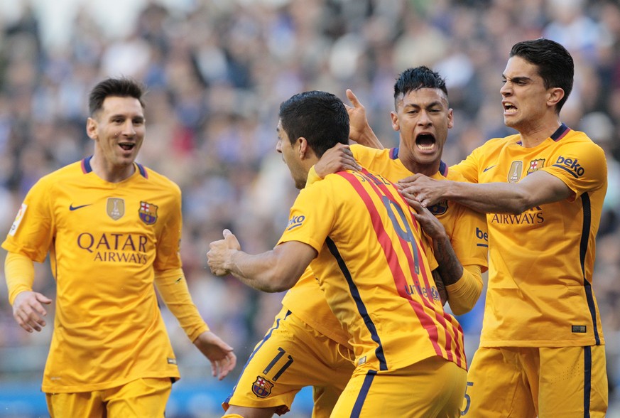 Gleich vier Buden haut Luis Suarez Deportivo rein – und wird zurecht bejubelt.