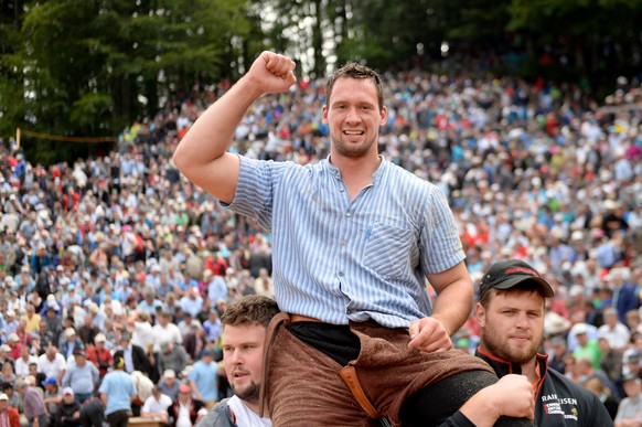 Kilian Wenger,&nbsp;Schwingerkönig von 2010, war im Vorfeld einer der Favoriten auf den Sieg.