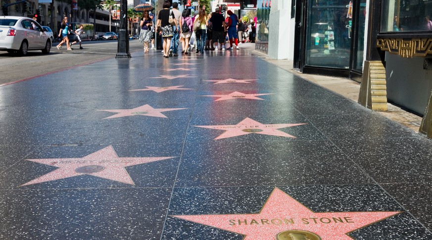 Der berühmte «Walk of Fame» in Los Angeles.