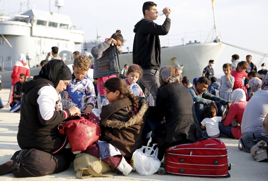 Syrische Flüchtlinge Mitte Juni in Italien.