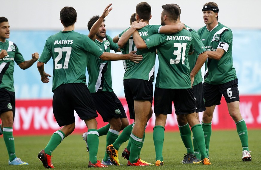 St.Gallen eliminiert Spartak Moskau und zieht in die Europa League ein.