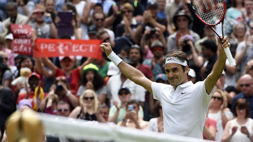 Noch ist das «perfect» verschwommen, aber die Formkurve bei Federer zeigt steil aufwärts.