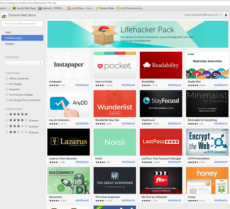 Der Chrome Web Store ist prall gefüllt mit nützlichen Browser-Erweiterungen. 