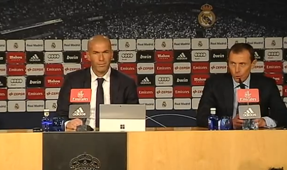Was für ein Anblick: Zinédine Zidane und Emilio Butragueno.
