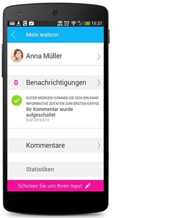 watson, die App - Android klein