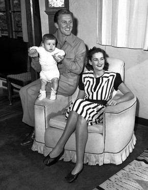 Von 1943 bis 1951 ein Paar: Kirk und Diana Douglas.
