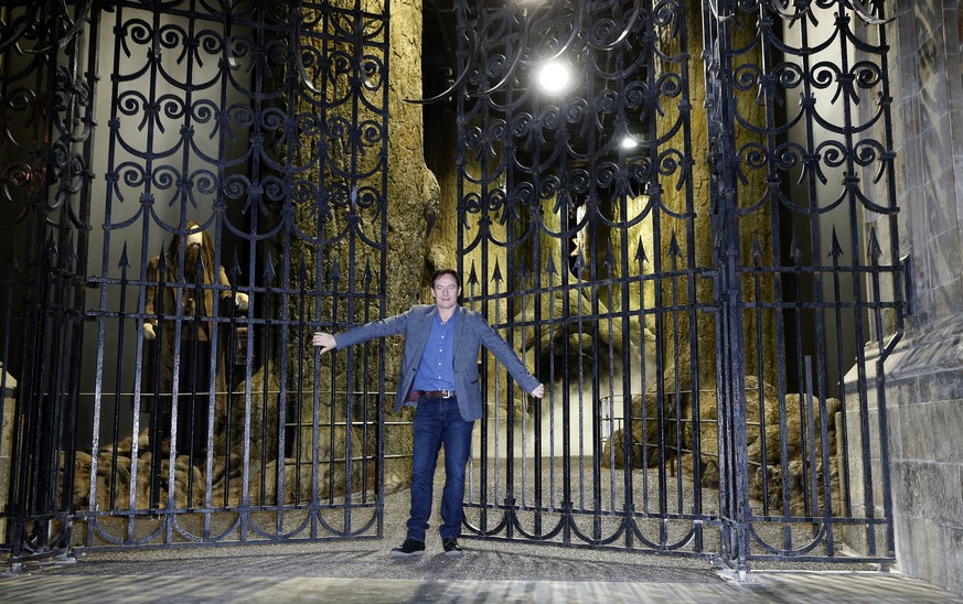 Actor Jason Isaacs poses for the media at a new extension called the &#039;Forbidden Forest&#039; to the Warner Brothers studio tour &#039;The Making of Harry Potter&#039; in Watford, England, Wednesd ...