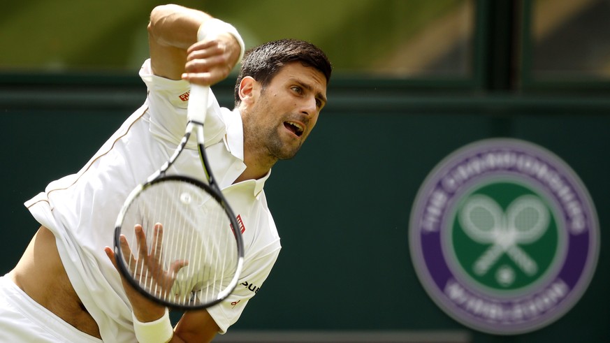 Ist auch 2016 der Mann, den es in Wimbledon zu schlagen gibt: Novak Djokovic.
