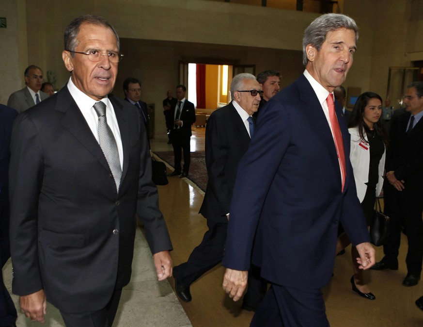 Kerry und Lawror heute in Genf