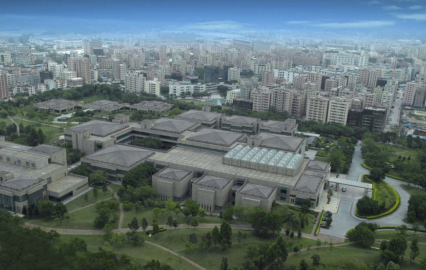 Blick auf das Huawei-Hauptquartier im chinesischen Shenzhen.