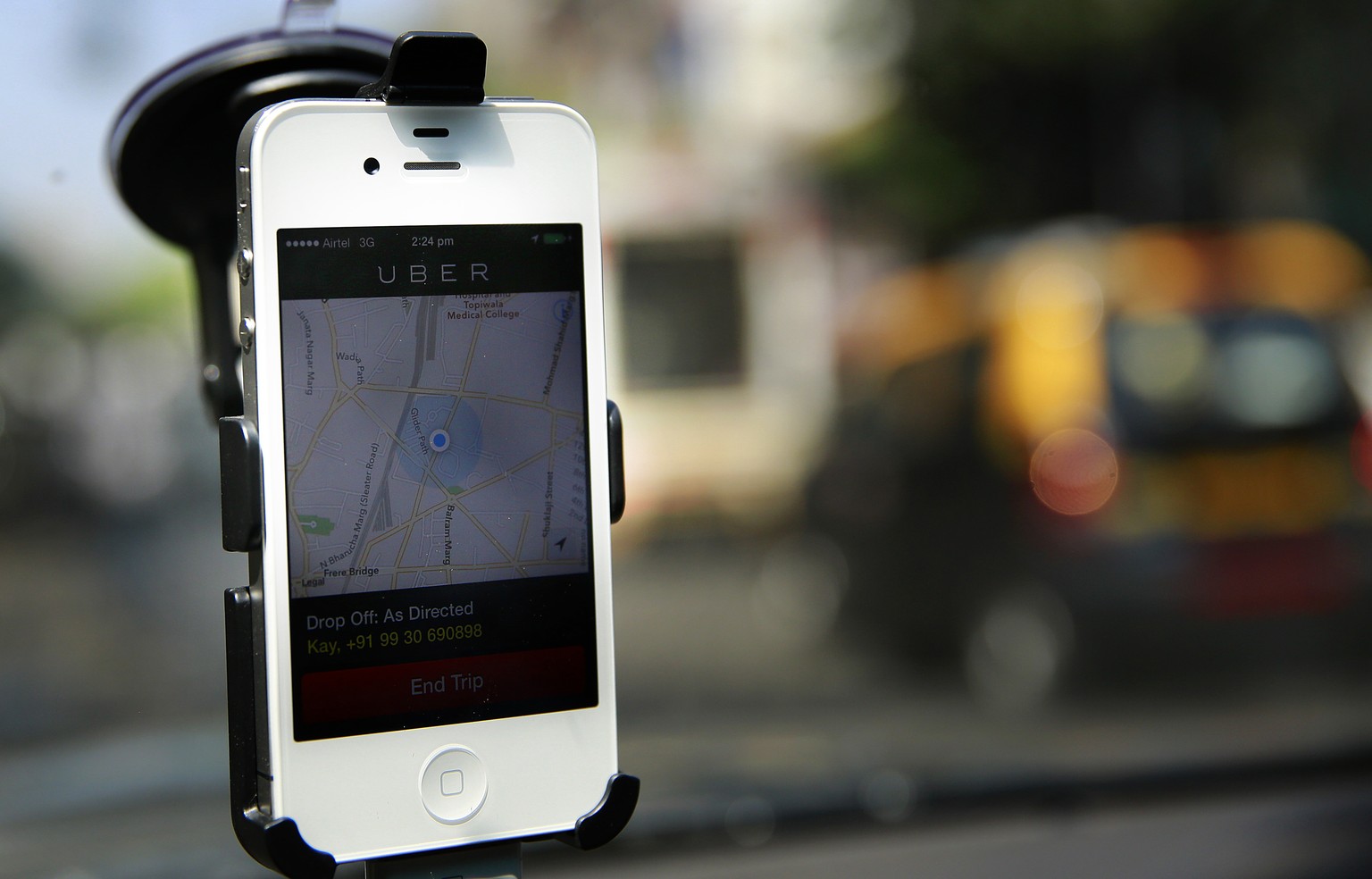 Die Uber-App gibt es für Android, Windows Phone und das iPhone.