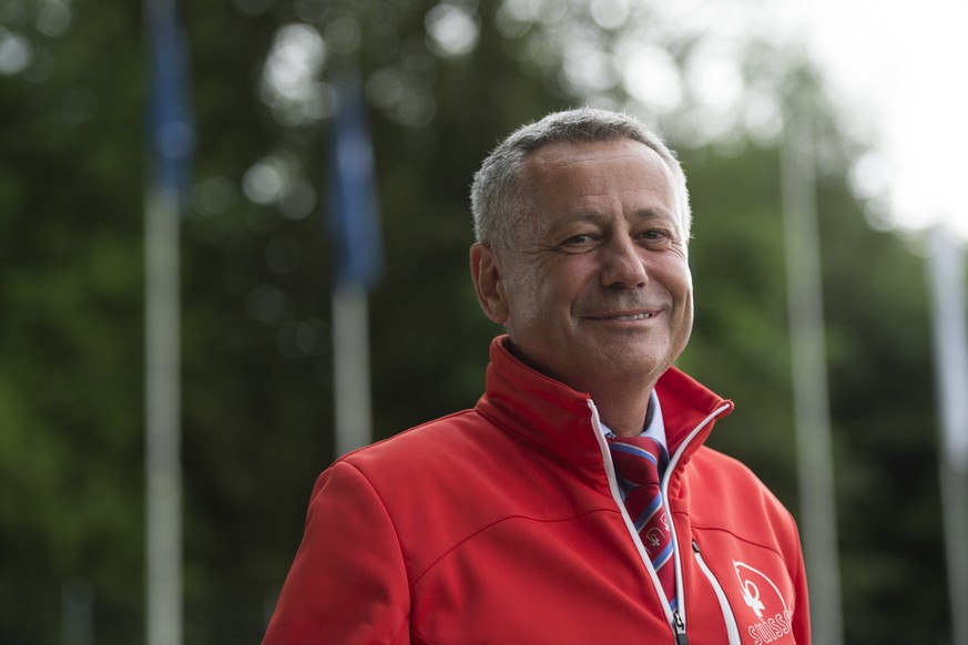 Team Chef Andy Kistler of Switzerland is pictured at the &quot;Furusiyya FEI Nationenpreis der Schweiz&quot;, during the second day of the CSIO Show horse jumping on Friday, June 3, 2016, in St. Galle ...