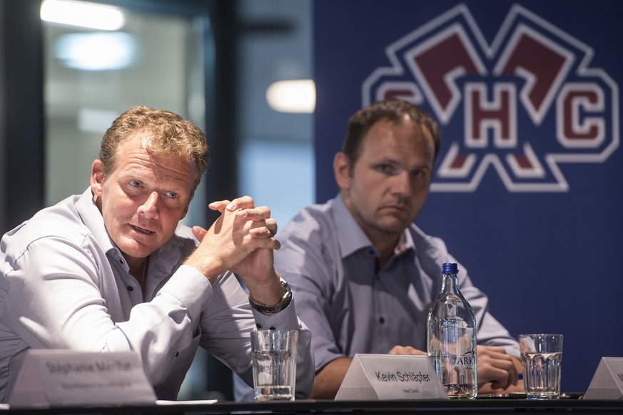 Sportchef Martin Steinegger wird Kevin Schläpfer beim EHC Biel künftig als Assistent zur Seite stehen.&nbsp;