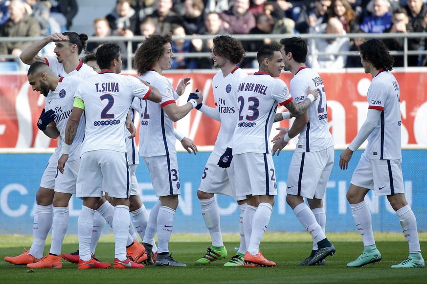 Die PSG-Truppe zeigt Abstiegskandidat Troyes (wortwörtlich) den Meister.