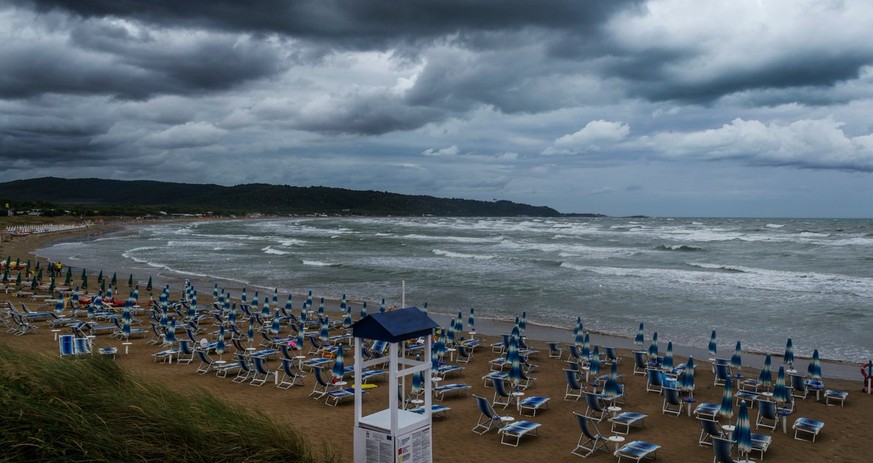 Weltuntergangsstimmung in Rodi Gargano an der Adriaküste.&nbsp;