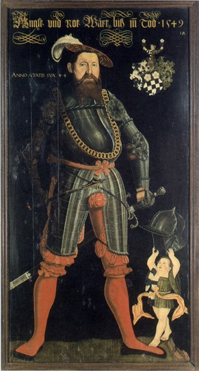 Der Zürcher Söldnerführer Wilhelm Frölich im Jahr 1549, gemalt von Hans Asper.&nbsp;