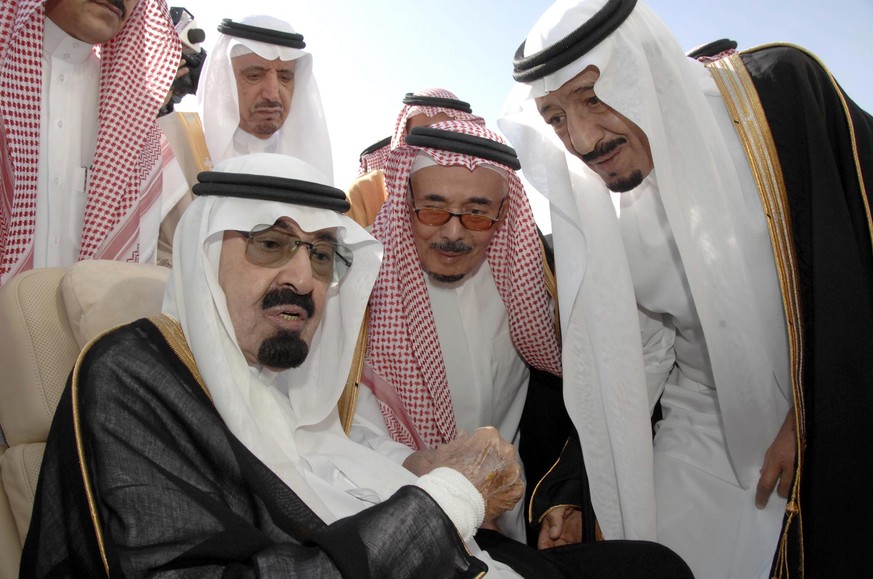 Unruhe im saudischen Königshaus: Der ehemalige König Abdullah (links) und der jetzige, sein Bruder Salman (rechts).
