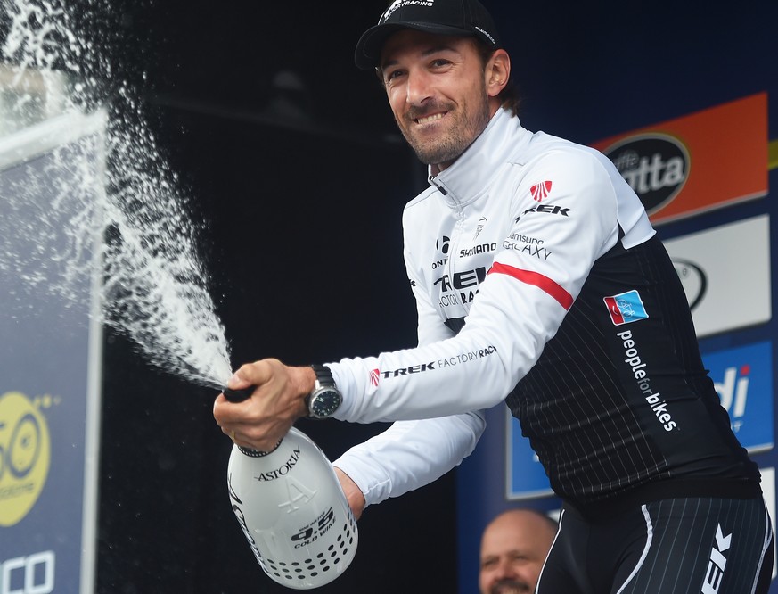 Schampus für «Spartacus»: Cancellara schafft's in der Liste der besten Radsportler aufs Podest.