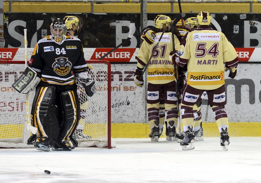 Lugano hat nach der dritten Niederlage im vierten Spiel gegen Servette das Messer am Hals.