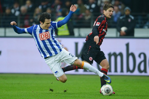 Pirmin Schwegler (r.). Im Verein unverzichtbar, in der Nati höchstens Ersatzspieler.