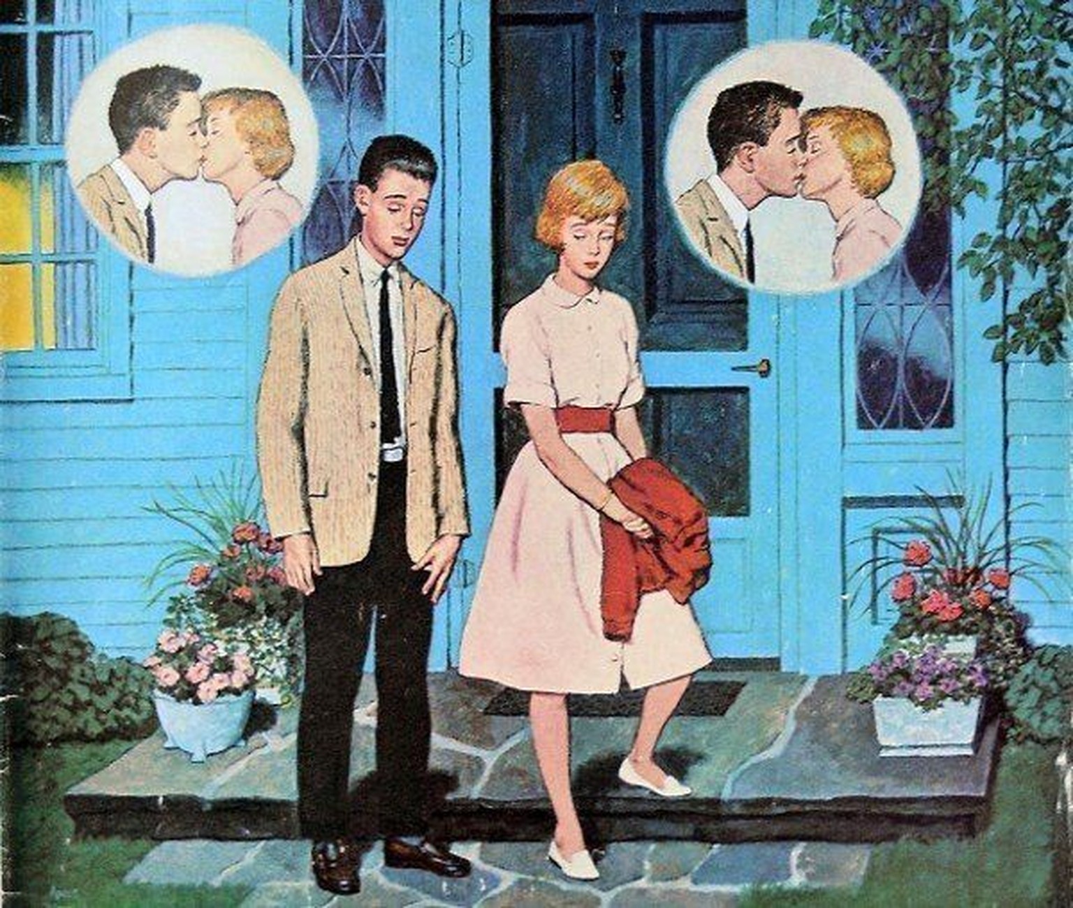 «Shy Lovers» von Amos Sewell, 1962.