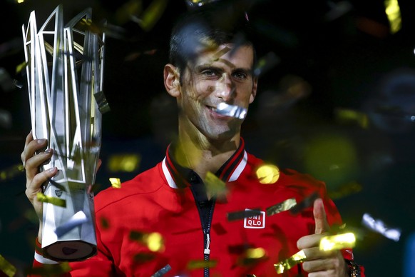 Djokovic gewinnt auch das Turnier in Schanghai.