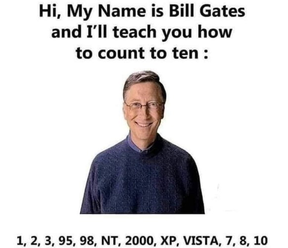 Zählen lernen mit Bill Gates.