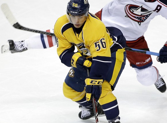 Kevin Fiala gab in der letzten Saison sein Debüt in der NHL.