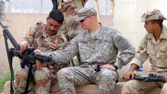 Ein US-Berater im Irak 2009.