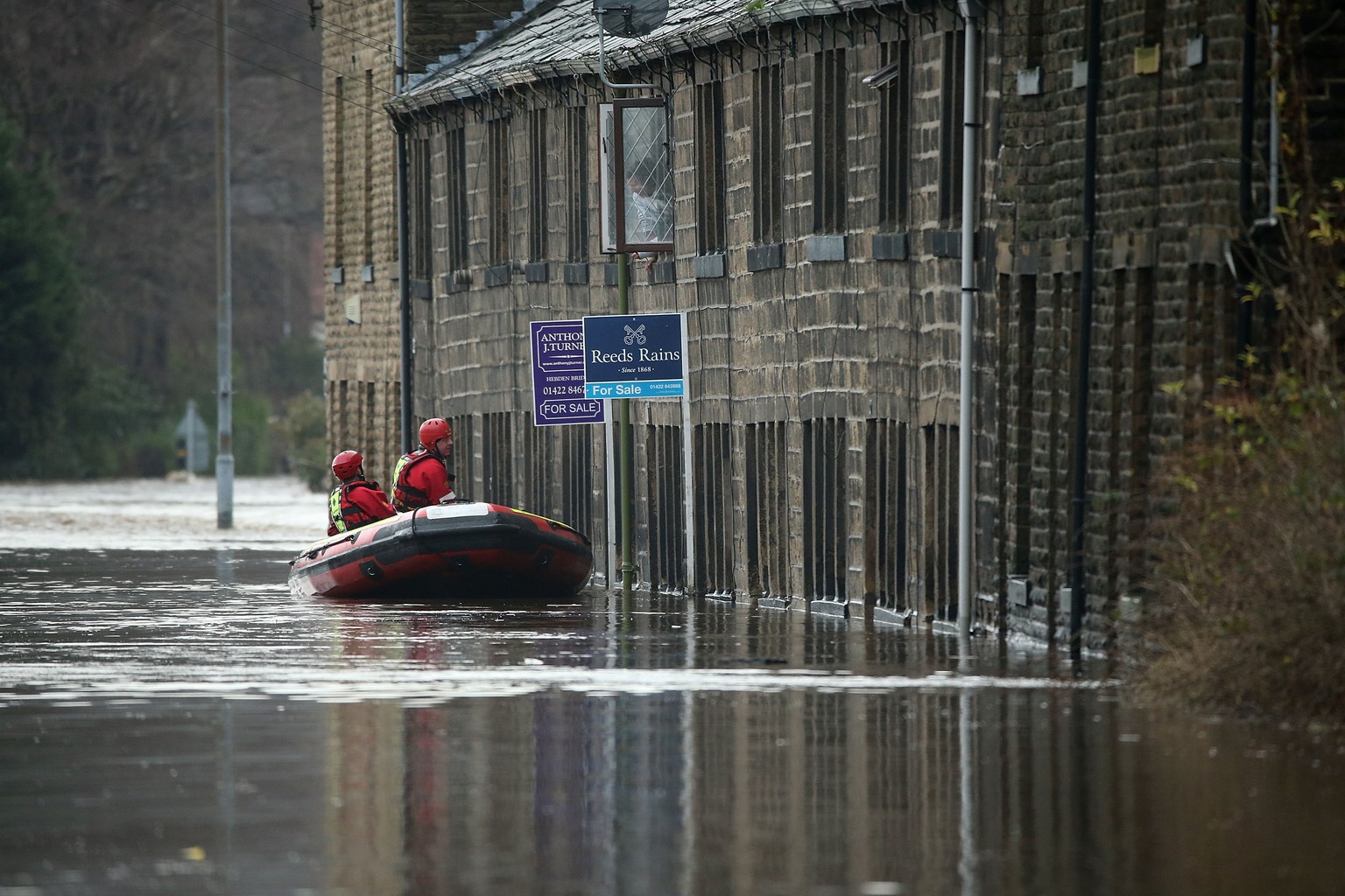 Es gibt in ganz Grossbritannien Flutwarnungen für 200 Gebiete.