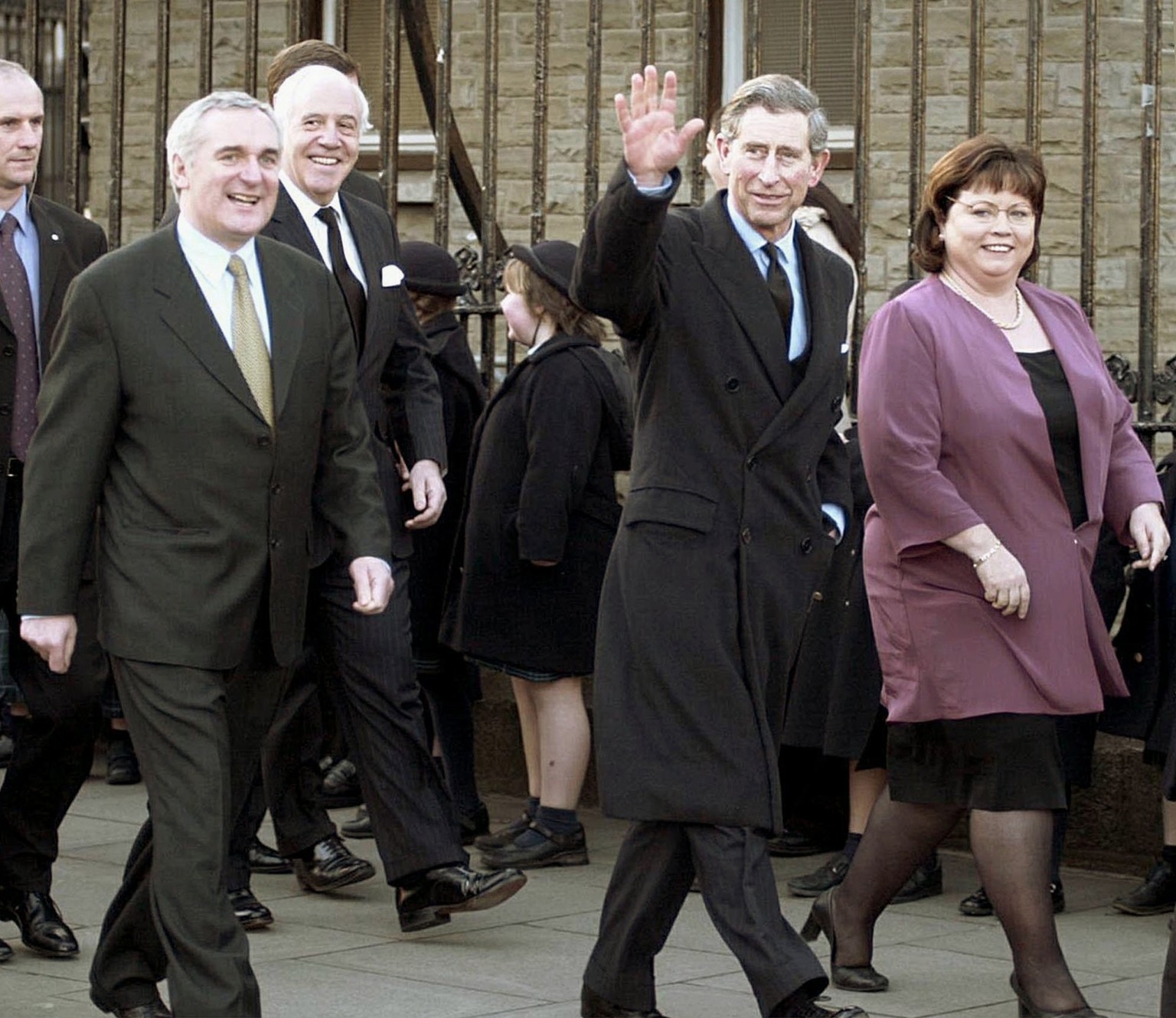 Prinz Charles bei seinem letzten Besuch in Dublin 2002.