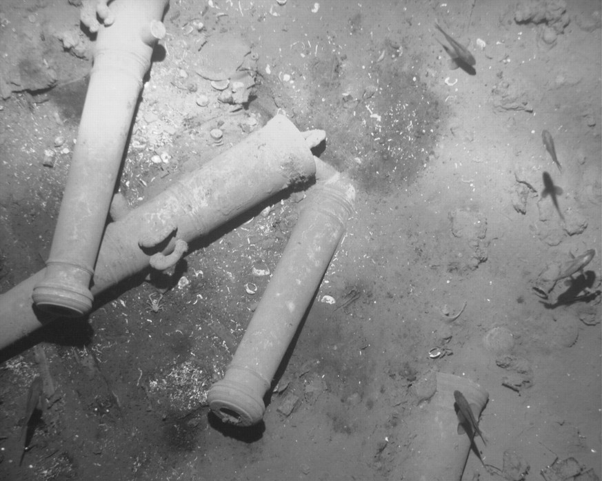 Artifacts found in the wreckage of Spanish galleon San Jose are seen in this undated handout photo provided by the Colombian Ministry of Culture on December 5, 2015. Colombia will build a museum to sh ...