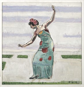 Sehnsucht nach Exotik: das Ölbild «Tänzerin» von Ferdinand Hodler von&nbsp;1912.&nbsp;