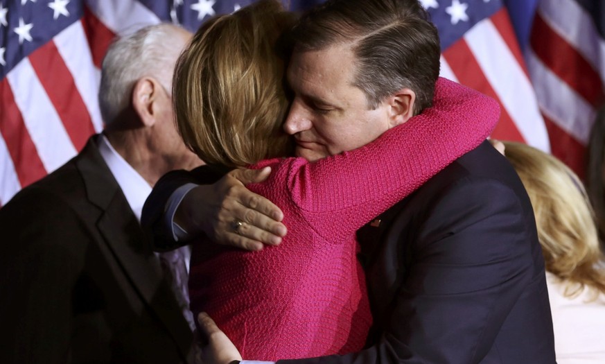 Es hat nicht sollen sein: Ted Cruz und Carly Fiorina ziehen ihre Kandidatur nach der Schlappe in Indiana zurück.