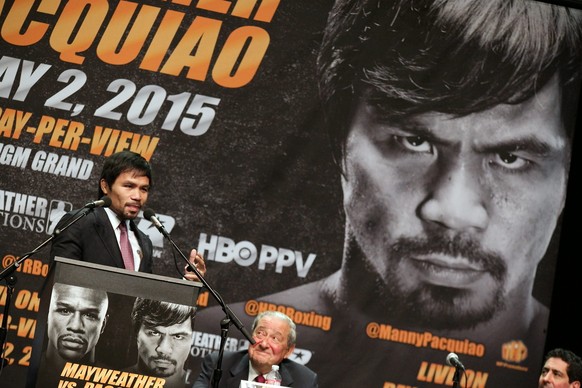 Pacquiao war schon in acht Gewichtsklassen Weltmeister.