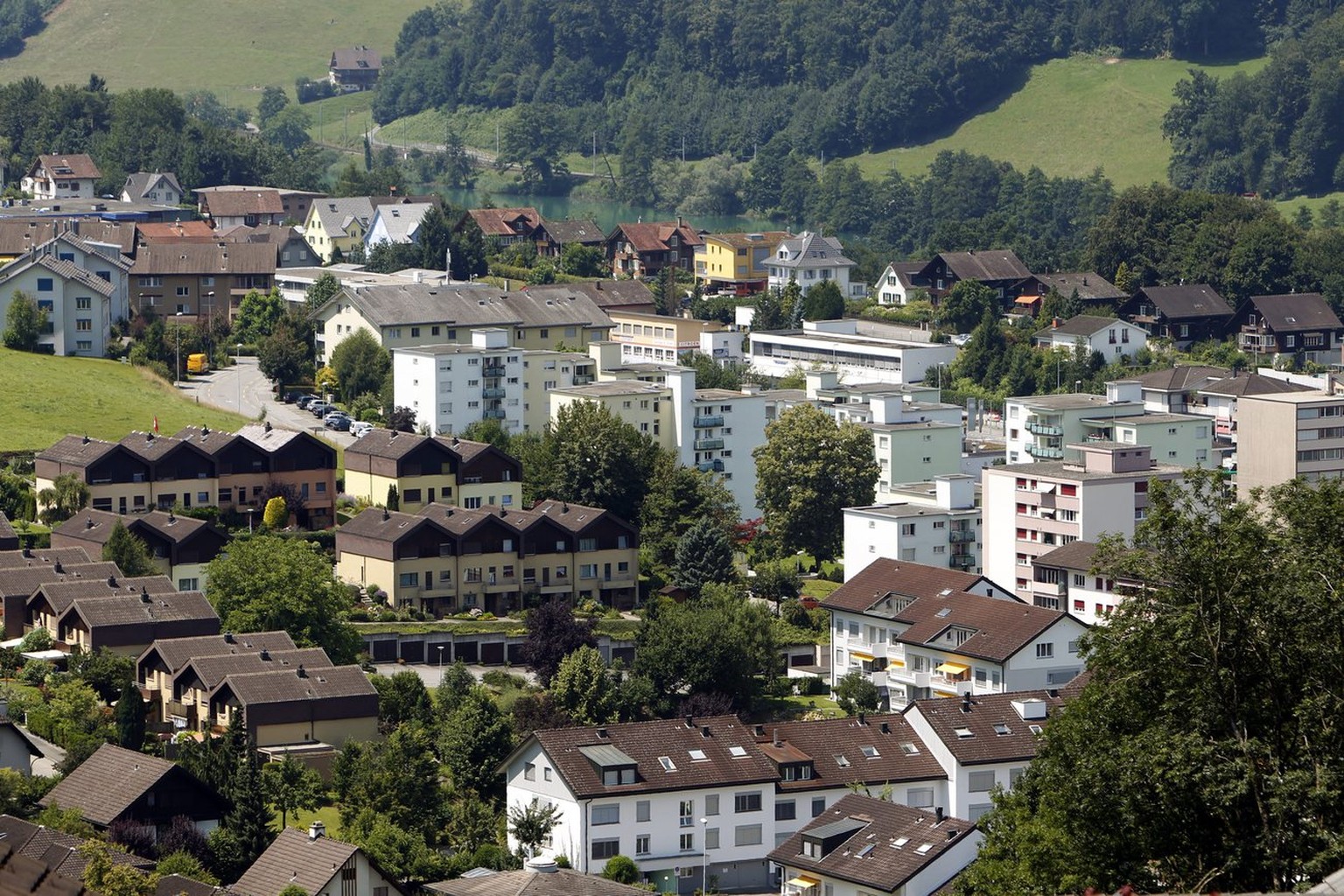 Die Gemeinde Ebikon (LU): Städtisch und ländlich.