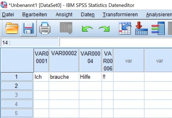 Trying to understand SPSS (Statistical Package for the Social Sciences).